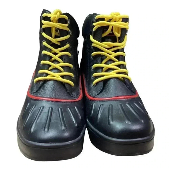 Nautica Padden Mens 10 Waterproof Insulated Lace Up Duck Boots Black Vegan NEW - Picture 2 of 7